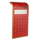 NNRTS Creative Portable Ultra-thin Gold Frame Calculator Solar Energy Caculator Stationery Set
