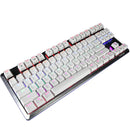 E-Blue K727 87 Keys NKRO USB Wired Mixed Backlit Mechanical Gaming Keyboard Blue Switch Black Switch