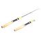 ZANLURE 55CM Yellow EVA Handle Telescopic Fishing Rod Reel Combo Mini Pocket Ice Fishing Rod Set