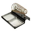 DANIU Double Metal Base Soldering Iron Gun Holder Mount Support Stand Station + Sponge