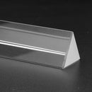 8cm Optical Glass Triple Triangular Prism Physics Teaching Light Spectrum