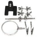 DIY Hands Free Magnifier Helping Hand Magnifying Glass Electrical Circuits Hobby