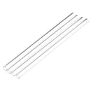 4Pcs 200mm OD 10mm 2mm Thick Wall Borosilicate Glass Blowing Tube