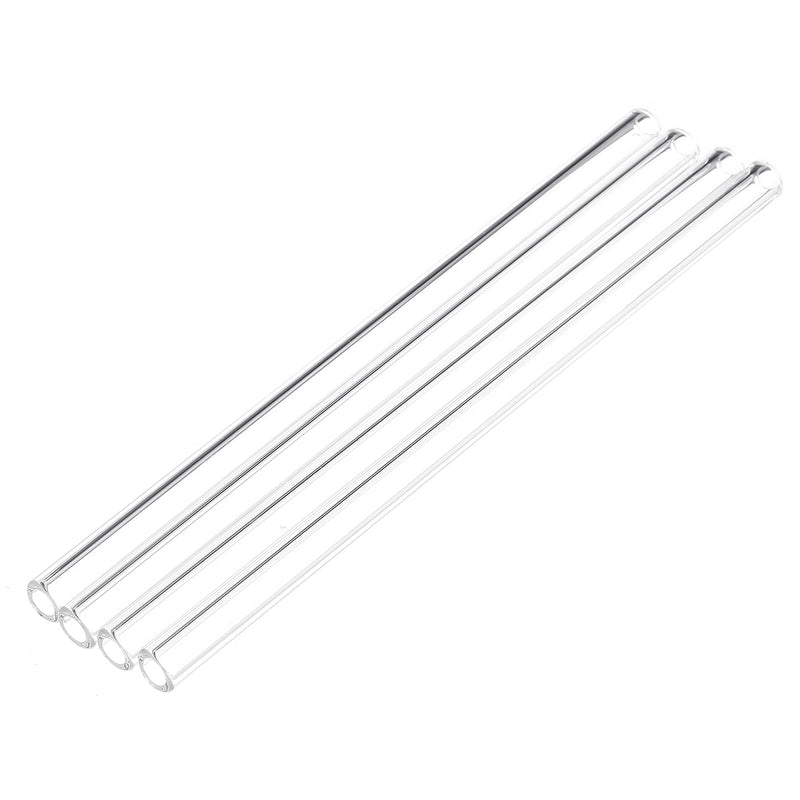 4Pcs 200mm OD 10mm 2mm Thick Wall Borosilicate Glass Blowing Tube