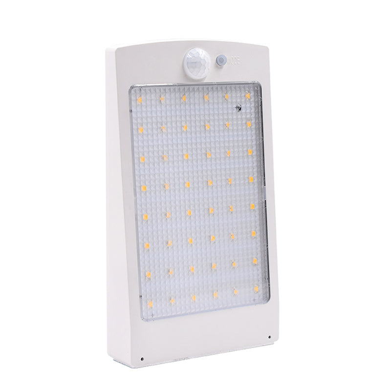 Solar Powered 2W 48LED SMD2835 3 Mode PIR Motion Sensor IP65 Wall Light Street Garden Lamp DC5.5V