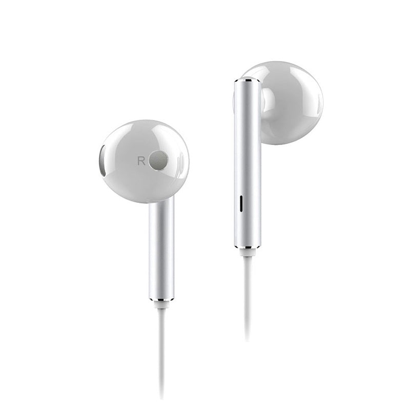 Huawei Honor AM116 Earphone 3.5mm Metal Volume Control Stereo Headphone With Mic for iPhone Xiaomi Huawei