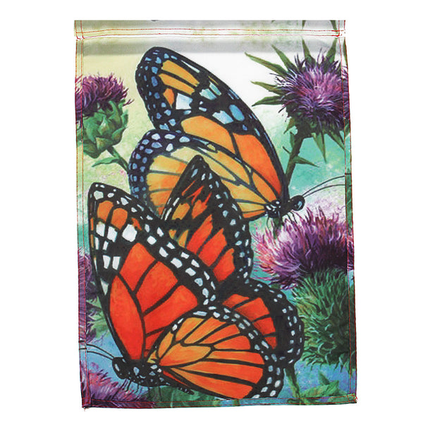12" x 18'' Mini Garden Double Sided Flower Butterfly Flag House Yard Banner Decorations