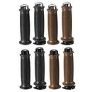 Motorcycle 7/8 Inch Handlebar Grips With Bar End For Cafe Racer Bobber Clubman