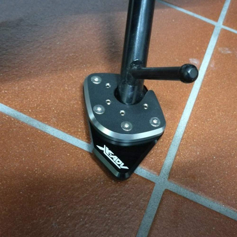 Kickstand Plate Pad Motorcycle Foot Pegs Stand Enlarger Extension CNC Aluminum for Honda X-ADV XADV 2017 2018