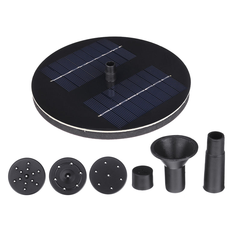 150L/h Solar Powered Fountain Pump Pool Aquarium Fish Tank Sprinkler Water Pump with 6 Nozzles