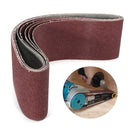 5pcs 60 Grit Sanding Belts 100x915mm Aluminum Oxide Abrasive Sanding Belts