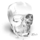 KCASA 3D Skull Ice Cube Tray Halloween Ice Mold Cocktiail Silicone Ice-cream Mold Maker Set Of 3
