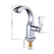 Modern Swan Neck Faucet Bathroom Sink Basin Deck Mount Sink Tap Cold Water
