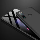 For Xiaomi Redmi Note 8T Case Bakeey Double Dip 360 Hard PC Full Cover Shockproof Protective Case