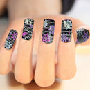Flower Floral Design Color Change Changing Nail Sticker Changed with Sunlight UV Light