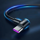 Bakeey 5A Type C Elbow 90 Degree Fast Charging Data Cable For HUAWEI P30 Xiaomi Mi9 Redmi K20 S10+