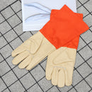 Fireproof Work Gloves Durable Cow Leather Anti-Heat Flame Retardant Safety Gloves