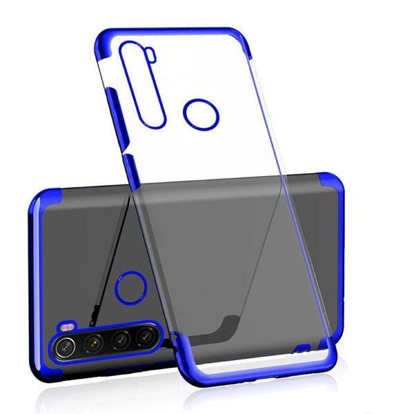 Bakeey Plating Shockproof Transparent Ultra-thin Soft TPU Protective Case for Xiaomi Redmi Note 8