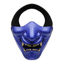 WoSporT Motorcycle Half Face Mask Goblin CS Halloween Christmas Party Outdoor Sport