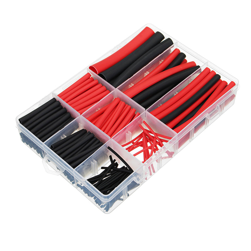 270Pcs Heat Shrink Wire Tube Cable Tubing  Dual Wall Adhesive Lined Ratio 3:1 Set