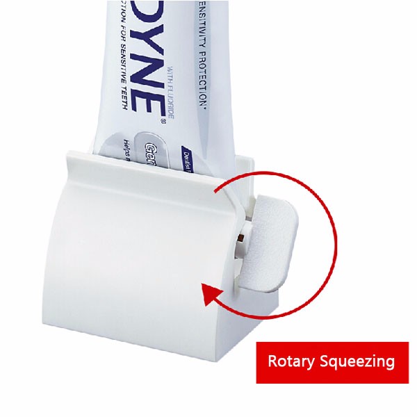 Honana BX-924 Anya ABS Creative Bathroom Toothpaste Tube Squeezer Multifunction Tube Dispenser