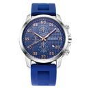 OCHSTIN GQ080 Bussiness Style Male Wristwatch Silicone Band Analog Sport Quartz Watch