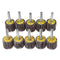10pcs 25mm 40&80 Grit Flap Wheel Disc Set Sanding Drill Abrasive Sandpaper Polishing Tool