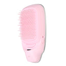 2 in 1 Portable Takeout Mini Electric Smooth Ionic Hair Brush with Massage Comb Head