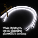 2pcs 45CM SMD3014 Flexible LED Strip Light DRL Daytime Running Lamp For Motorcycle Scooter Car