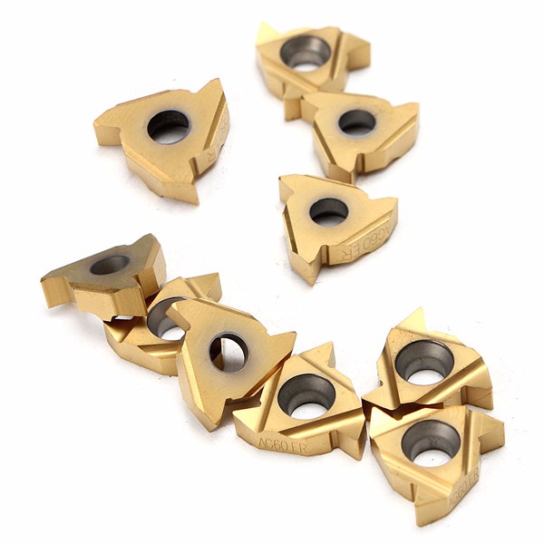 SER1616H16 SER1212H16 Lathe Turning Tool Holder with 10pcs 16ER AG60 Carbide Inserts