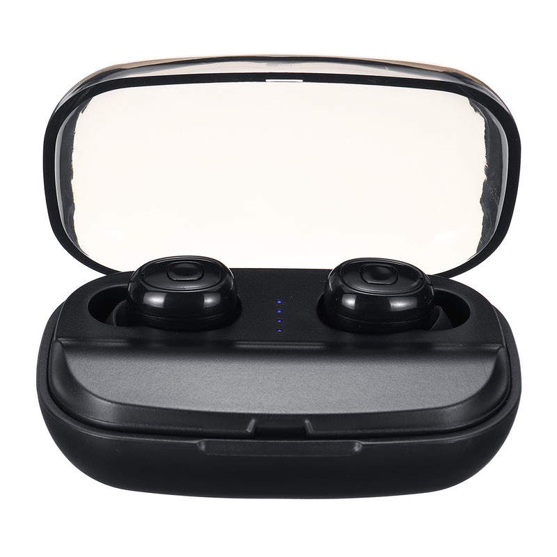 TWS bluetooth 5.0 Earbuds Mini Stereo Noise Cancelling Bilateral Call Earphone Headphone with 3000mAh Charging Box Power Bank
