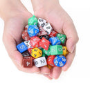 7 Set 49Pcs Polyhedral TRPG Game Dungeons And Dragons Dice DnD RPG With Bag