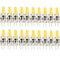 20X Dimmable G4 2W Warm White COB LED Bulb Chandelier Light Replace Halogen Lamps DC/AC12V