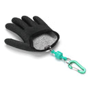 1 Pcs Fishing Glove Safety Magnet Release Keychain Fishing Right Hand Protection Gloves