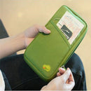 6 Colors Multifunctional Travels Card Holder Portable Wallet Purse Storage Bag