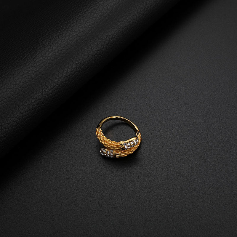 Luxury Bridal Jewelry Set Rhinestones 18K Gold Stick Bar Bracelet Ring Necklaces Earrings for Women