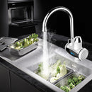 Instant Electric Faucet Tap Hot Water Heater LED Display Bathroom Kitchen Faucet