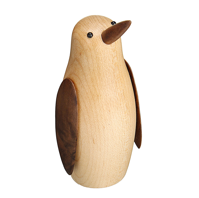 13cm Nordic Style Penguin Doll Living Room Bedroom Desktop Maple Walnut Decorations