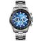 SKMEI 1366 Business Stainless Steel Waterproof Analog Quartz Watch Men Wristwatch