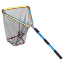LEO 50x50x60cm Aluminum Alloy Folding Fly Triangle Brail Fishing Net Telescopic Portable Fish Trap