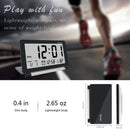 Loskii DC-11 Electronic Travel Alarm Clock Folding Desk Clock With Temperature Date Time Calendar