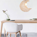 Modern Moon Rattan Light  Pendant Lamp Ceiling Light Romantic Home Decoration