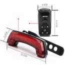 GUB G-68 5Modes USB Rechargeable Bike Remote Control Tail Light+ High Decibel Horn Outdoor IPX4 Waterproof Riding Bike Bicycle Lights
