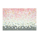 3x5FT 5x7FT Vinyl Pink Rose White Flower Green Grass Photography Backdrop Background Studio Prop