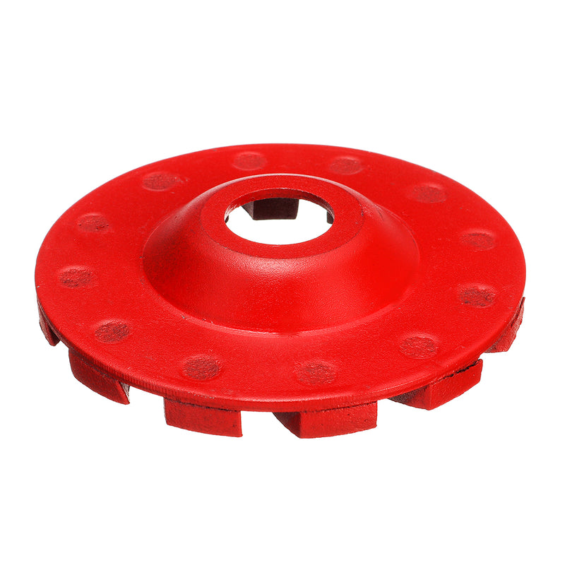 90mm Segment Diamond Grinding Wheel Disc Concrete Masonry Stone Marble Sanding Wheel Red
