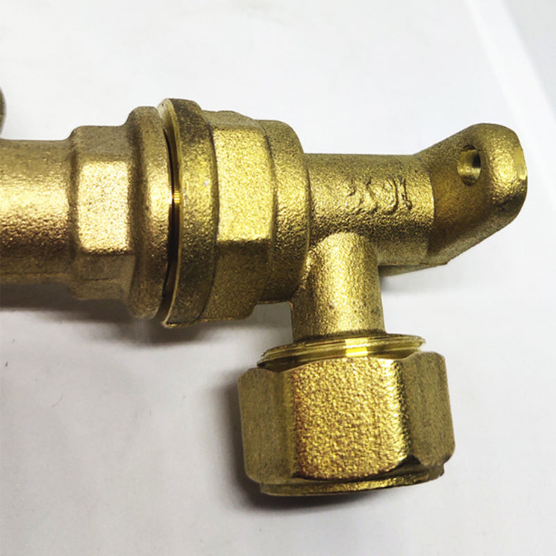 Brass Faucet Adapter Two Way Valve IBC Tank Fittings Accessories