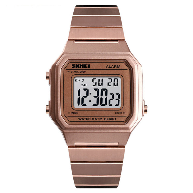 SKMEI 1377 Luminous Week Display Waterproof Casual Style Digital Watch Men Wrist Watch