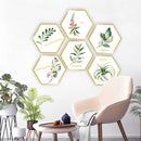 Miico FX82021 2PCS Plant Photo Frame Decorative Sticker Home Decorative Wall Sticker Removable Sticker
