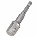 6pcs 1/4 Inch Hex Shank Magnetic Nut Driver Set Square Drive Socket Adaptor