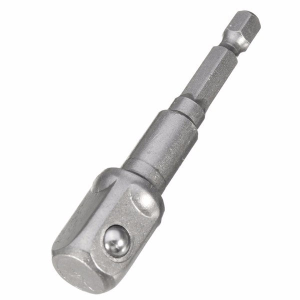 6pcs 1/4 Inch Hex Shank Magnetic Nut Driver Set Square Drive Socket Adaptor